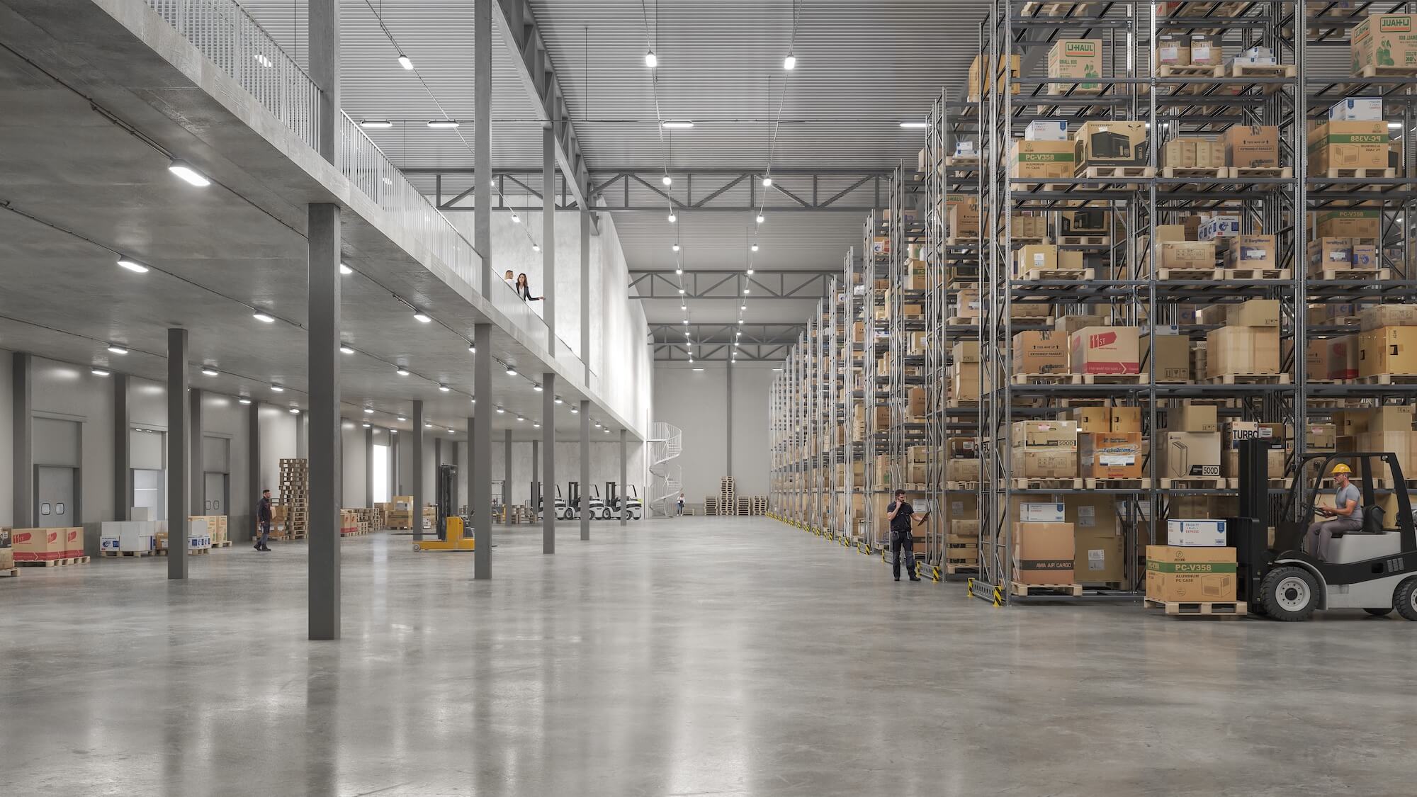 Lagerhall i Logicor Park Stockholm South – modern logistiklokal i Stockholm Syd